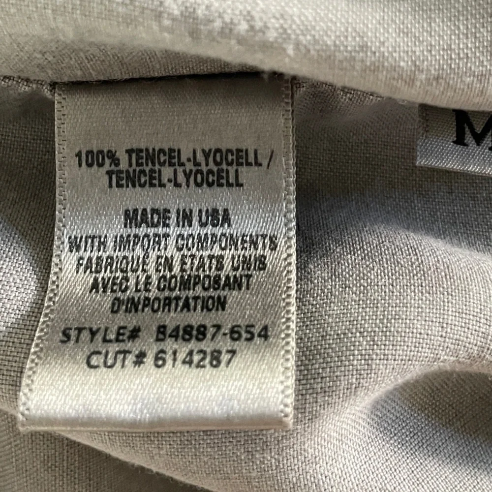 Bella Dahl Easy Longline Green/Gray Blazer Size M